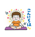 ミィおばちゃんのヨガスタンプ〈MI time〉（個別スタンプ：6）