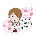 日常(女の子)（個別スタンプ：7）