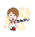 日常(女の子)（個別スタンプ：13）