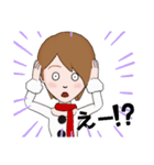 日常(女の子)（個別スタンプ：14）