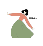 へんてこ少女（個別スタンプ：1）