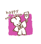 うさぎかぞく♡お正月（個別スタンプ：2）