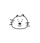 白ねこ透ねこ（個別スタンプ：5）