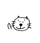 白ねこ透ねこ（個別スタンプ：9）
