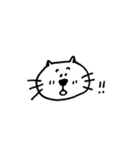 白ねこ透ねこ（個別スタンプ：11）
