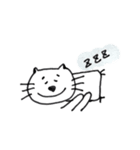 白ねこ透ねこ（個別スタンプ：12）
