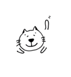 白ねこ透ねこ（個別スタンプ：13）
