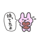 うさ＆生理ちゃんスタンプ（個別スタンプ：4）