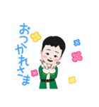 冬の男の子スタンプDX（個別スタンプ：4）