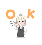 韓国風高校生（個別スタンプ：1）