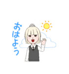 韓国風高校生（個別スタンプ：6）
