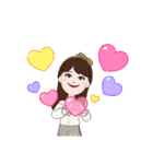 わたしのアバターちゃん。（個別スタンプ：3）