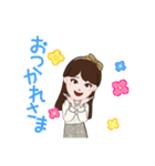 わたしのアバターちゃん。（個別スタンプ：4）