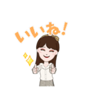 わたしのアバターちゃん。（個別スタンプ：8）