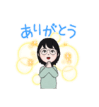 人間と猫ちゃんスタンプ（個別スタンプ：2）