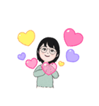 人間と猫ちゃんスタンプ（個別スタンプ：4）