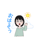 人間と猫ちゃんスタンプ（個別スタンプ：6）