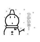 やる気のない、可愛いスタンプ(冬ver.)（個別スタンプ：6）