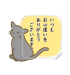 年末年始！猫たちのメッセージスタンプ（個別スタンプ：16）