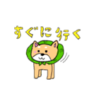 あんころもちの動物スタンプ！（個別スタンプ：4）