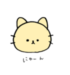 ゆるいねこ（みすずのおえかき）（個別スタンプ：1）