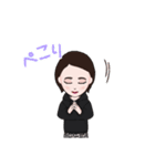 わたしのスタンプ(丸顔)（個別スタンプ：11）