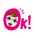可愛い～返事（個別スタンプ：4）