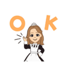 かわいいメイドなJK（個別スタンプ：1）