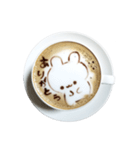 ほのぼのうさぎラテ（個別スタンプ：6）