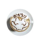 ほのぼのうさぎラテ（個別スタンプ：12）