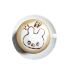 ほのぼのうさぎラテ（個別スタンプ：23）