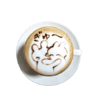 ほのぼのうさぎラテ（個別スタンプ：24）