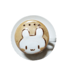ほのぼのうさぎラテ（個別スタンプ：28）
