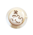 ほのぼのうさぎラテ（個別スタンプ：35）