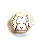 ほのぼのうさぎラテ（個別スタンプ：36）