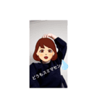素顔を見せられないお年頃（個別スタンプ：6）