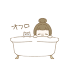 ねこの着ぐるみの女の子（個別スタンプ：27）