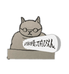 じゃっかん筋肉質なヌコ（個別スタンプ：17）