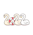 新年あけおめ！2022冬スタンプ（個別スタンプ：14）