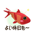 魚のぬいぐるみ（個別スタンプ：24）