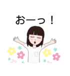 スタンプ女の子（個別スタンプ：2）