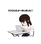 スタンプ女の子（個別スタンプ：11）