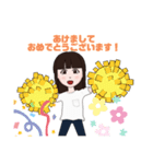 スタンプ女の子（個別スタンプ：12）