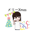 スタンプ女の子（個別スタンプ：18）