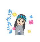 蝶々女子（個別スタンプ：4）