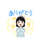 私のスタンプgirl1（個別スタンプ：2）