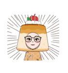 プリン人間（個別スタンプ：12）