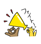 小月堂LINEスタンプ くまこば＆キツ（個別スタンプ：27）