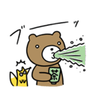 小月堂LINEスタンプ くまこば＆キツ（個別スタンプ：28）