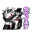 400ccスポーツバイク3(車バイクシリーズ)（個別スタンプ：19）